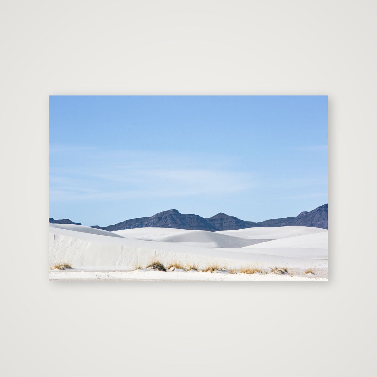 White Sands and Distant Mountains — 76×51cm, 30×20" Print only