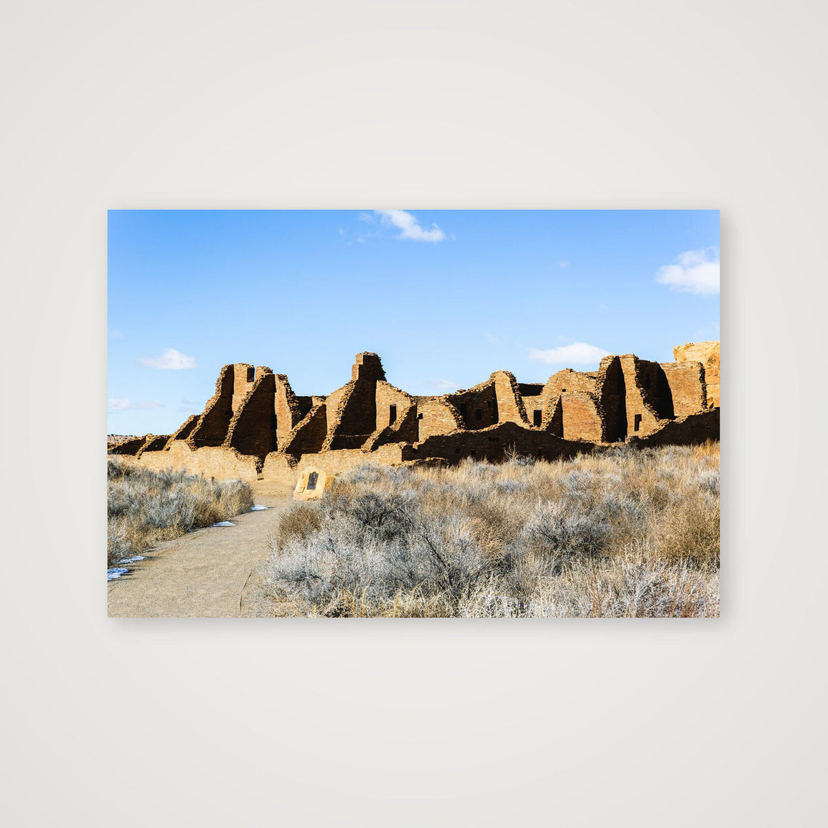 Ancient Ruins of Chaco Canyon — 91×61cm, 36×24" Print only