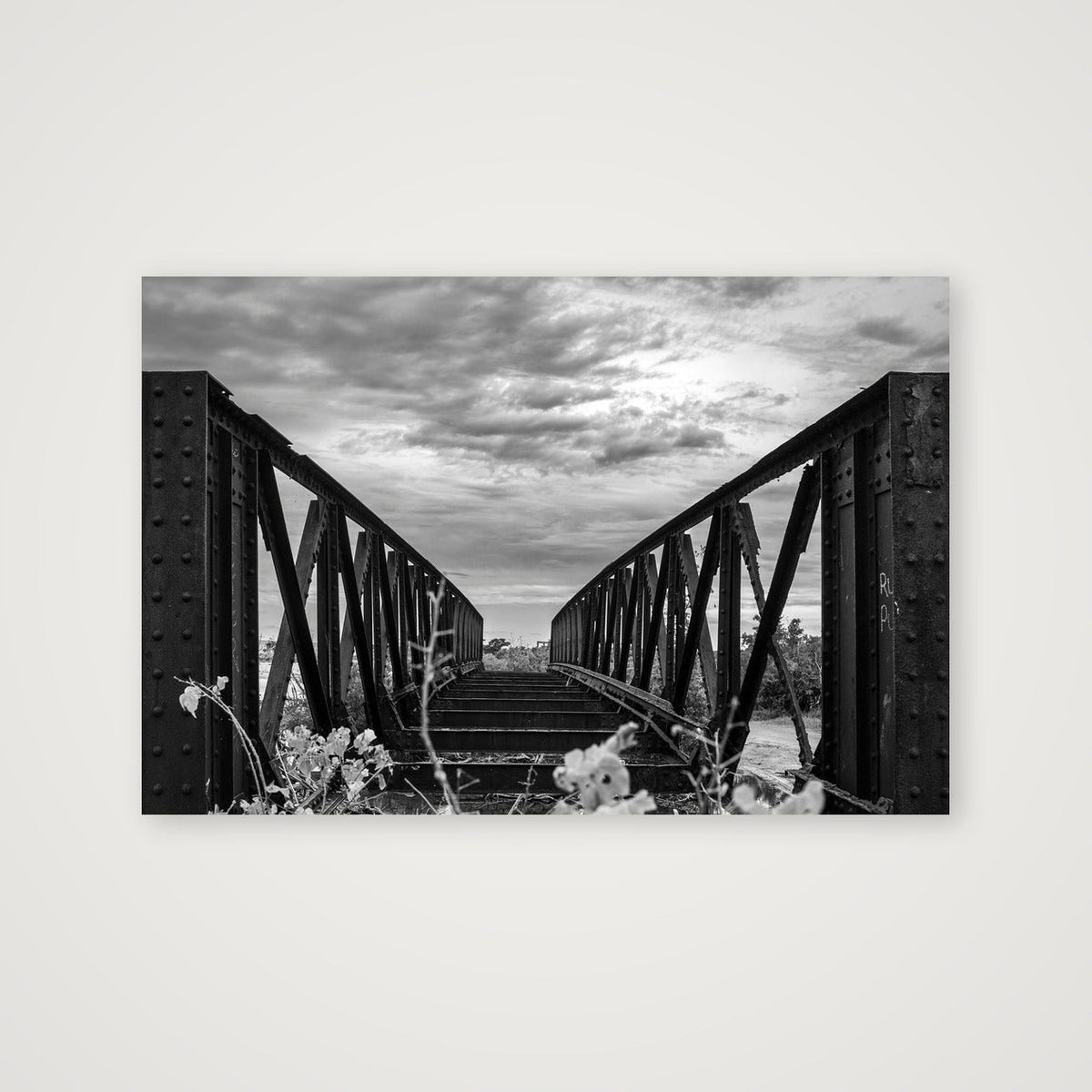Abandoned Steel Bridge Cabo Rojo — 152×102cm, 60×40" Print only